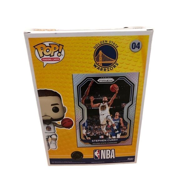 Golden State Warriors Steph Curry Funko Pop #04 NBA Trading Cards - Picture 2 of 4